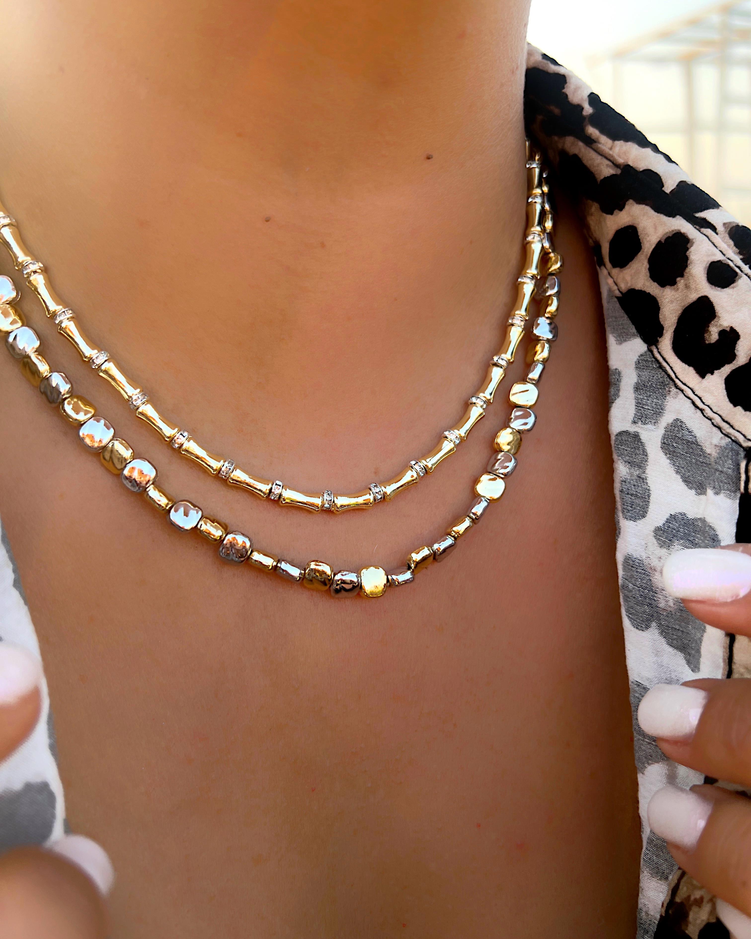 SERENAY ÇUBUK GOLD DORİKA KOLYE