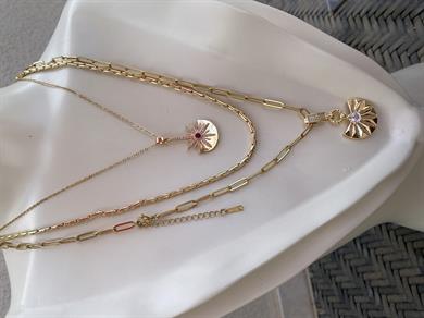 45 cm PLAKA SERENAY KOLYE