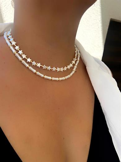 SEDEF ÇUBUK GOLD KOLYE