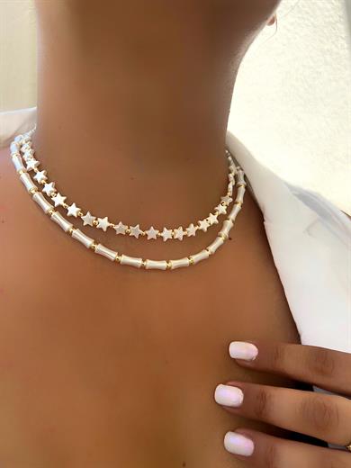 SEDEF ÇUBUK GOLD KOLYE