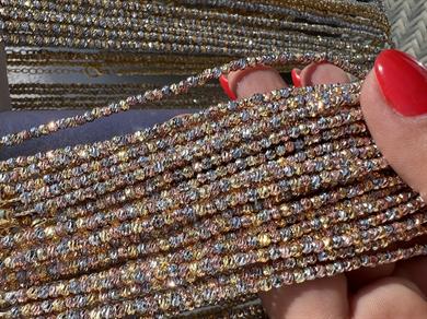 50 CM ÜÇ RENK DORİKA KOLYE