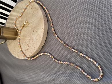 50 CM ÜÇ RENK DORİKA KOLYE