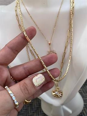 60 CM ALTIN DURUŞ KÜP KOLYE