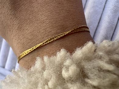 ASANSÖR DOLAMALI 40 cm ZİNCİR CHOKER HALHAL BİLEKL