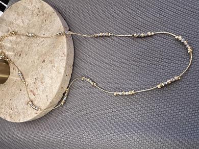 ÇİFT RENK TEL DORİKA KOLYE