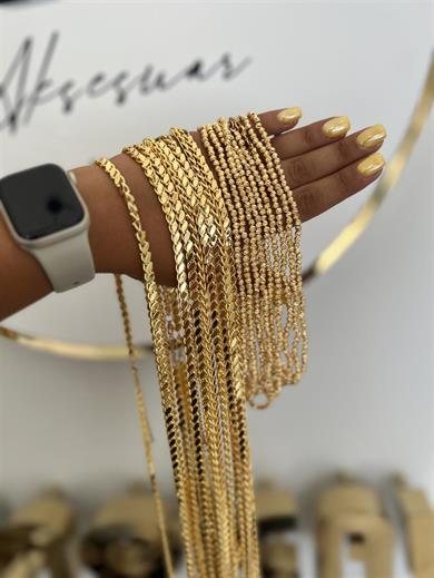 GOLD DORİKA KOLYE