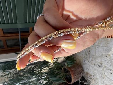 ÜÇ RENK DORİKA KOLYE