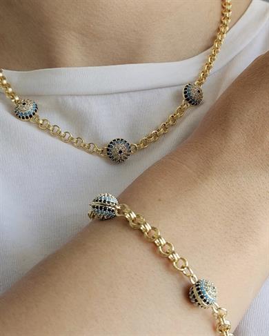 VIP FULL NAZAR KOLYE 50 CM