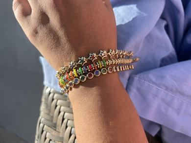 YILDIZ RENGARENK  BİLEKLİK