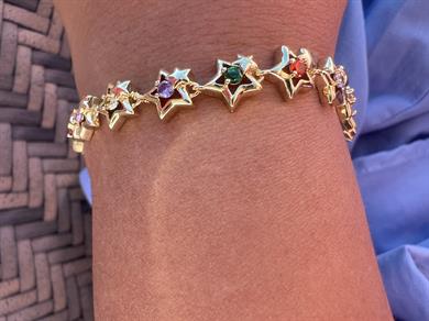 YILDIZ RENGARENK  BİLEKLİK