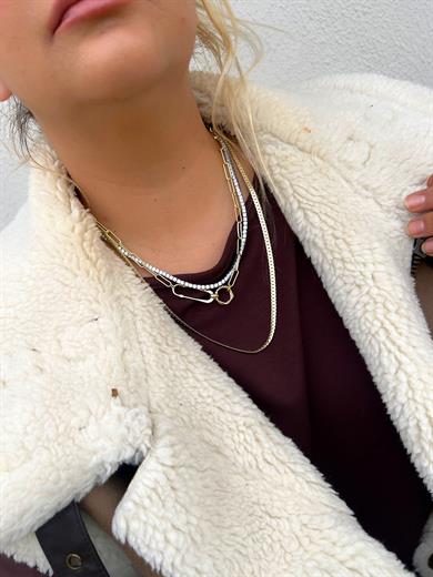 ZİNCİR MODEL KOLYE