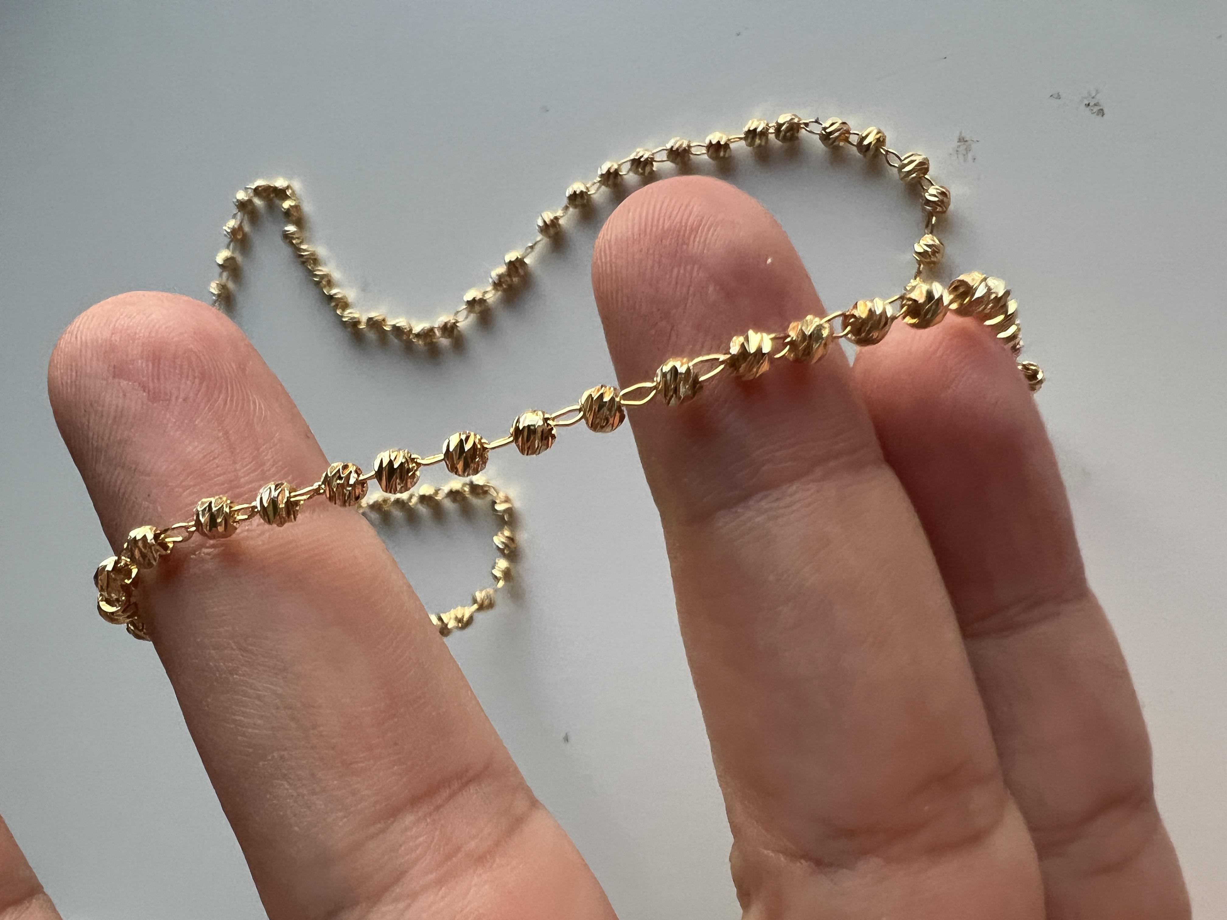 40+5 cm MİNİMAL DISCO DORİKA KOLYE
