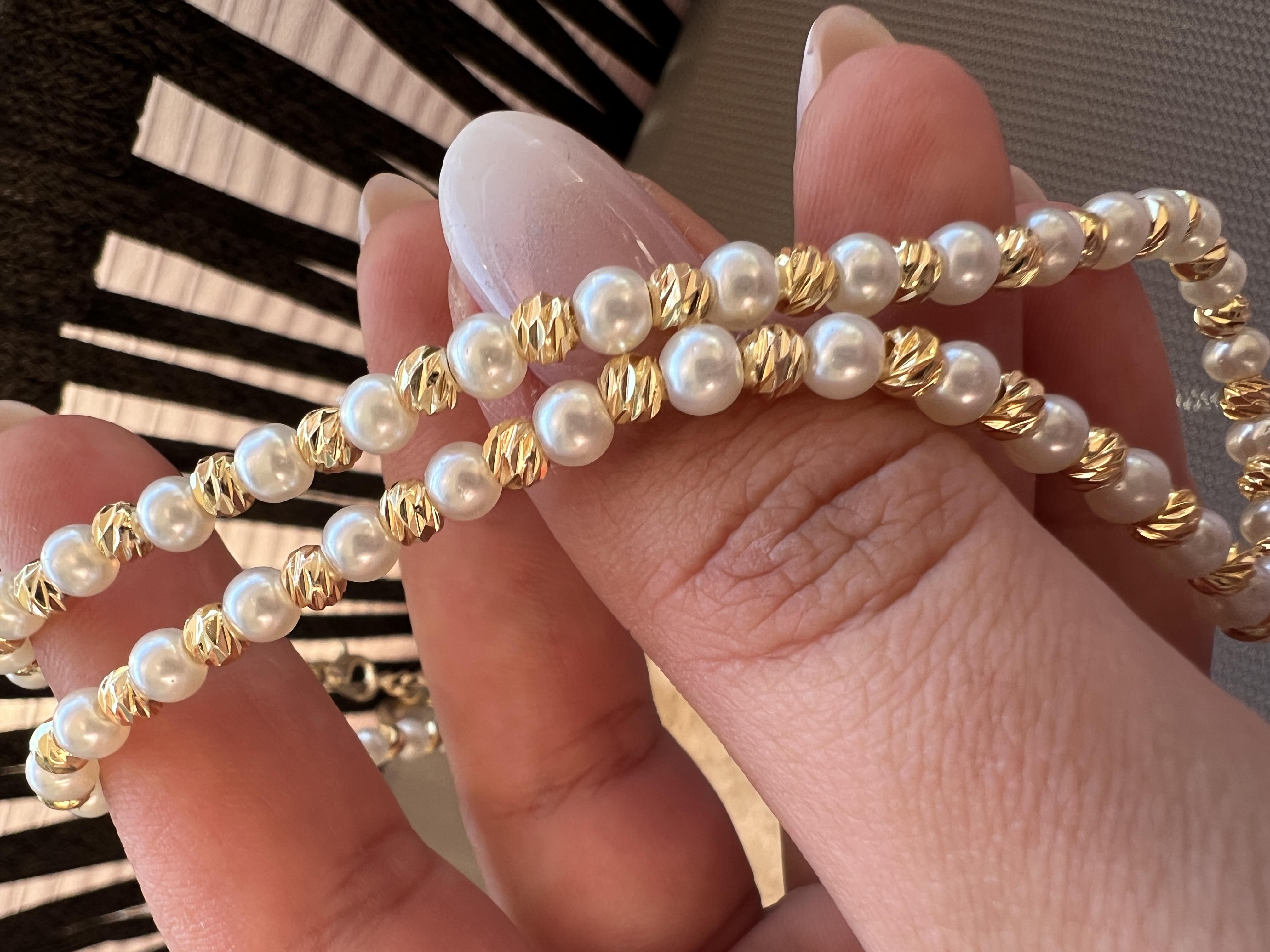 45 CM MİNİMAL İNCİ DORİKA KOLYE