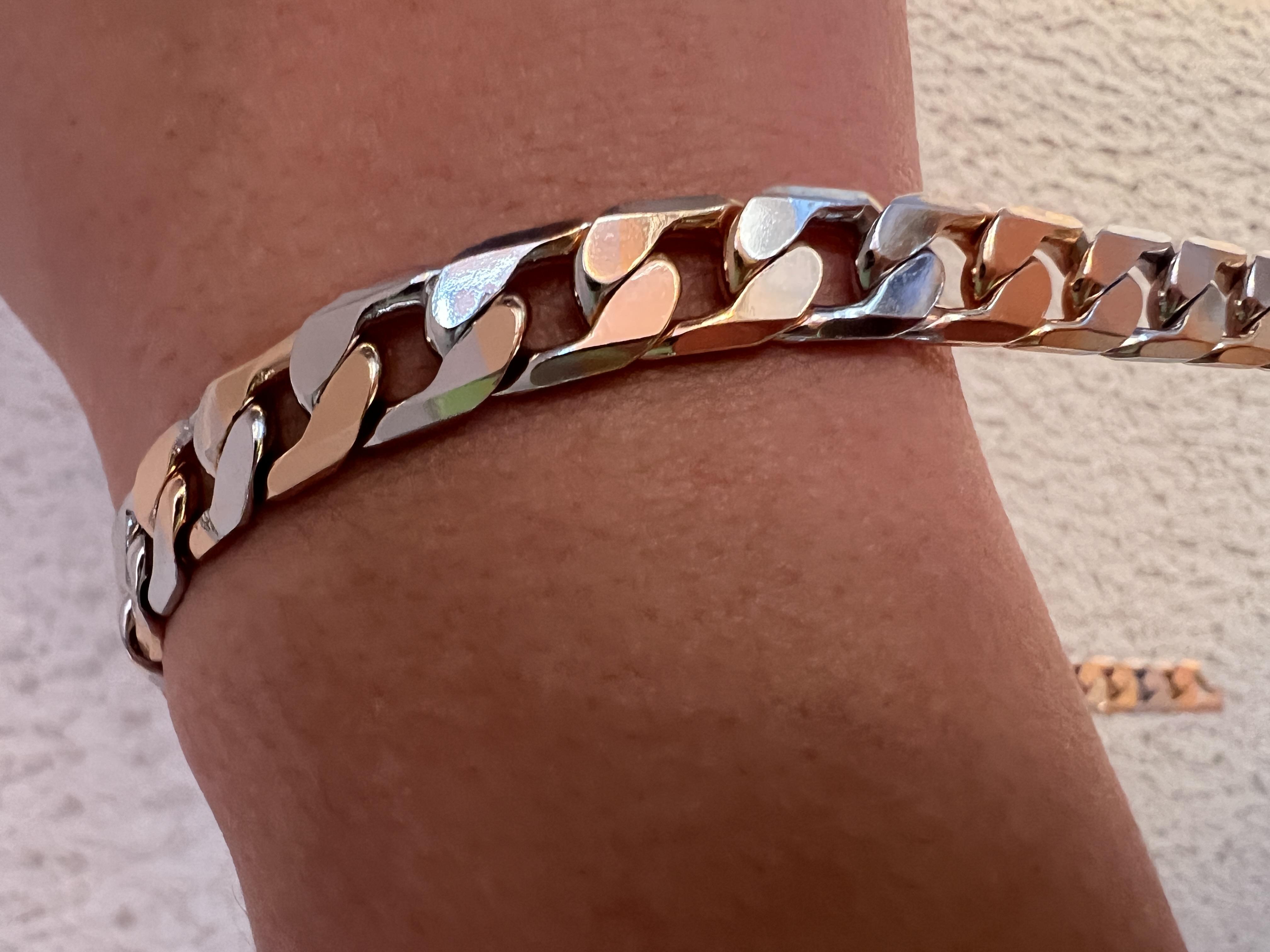 ÇİFT RENK GURMET BİLEKLİK KALIN