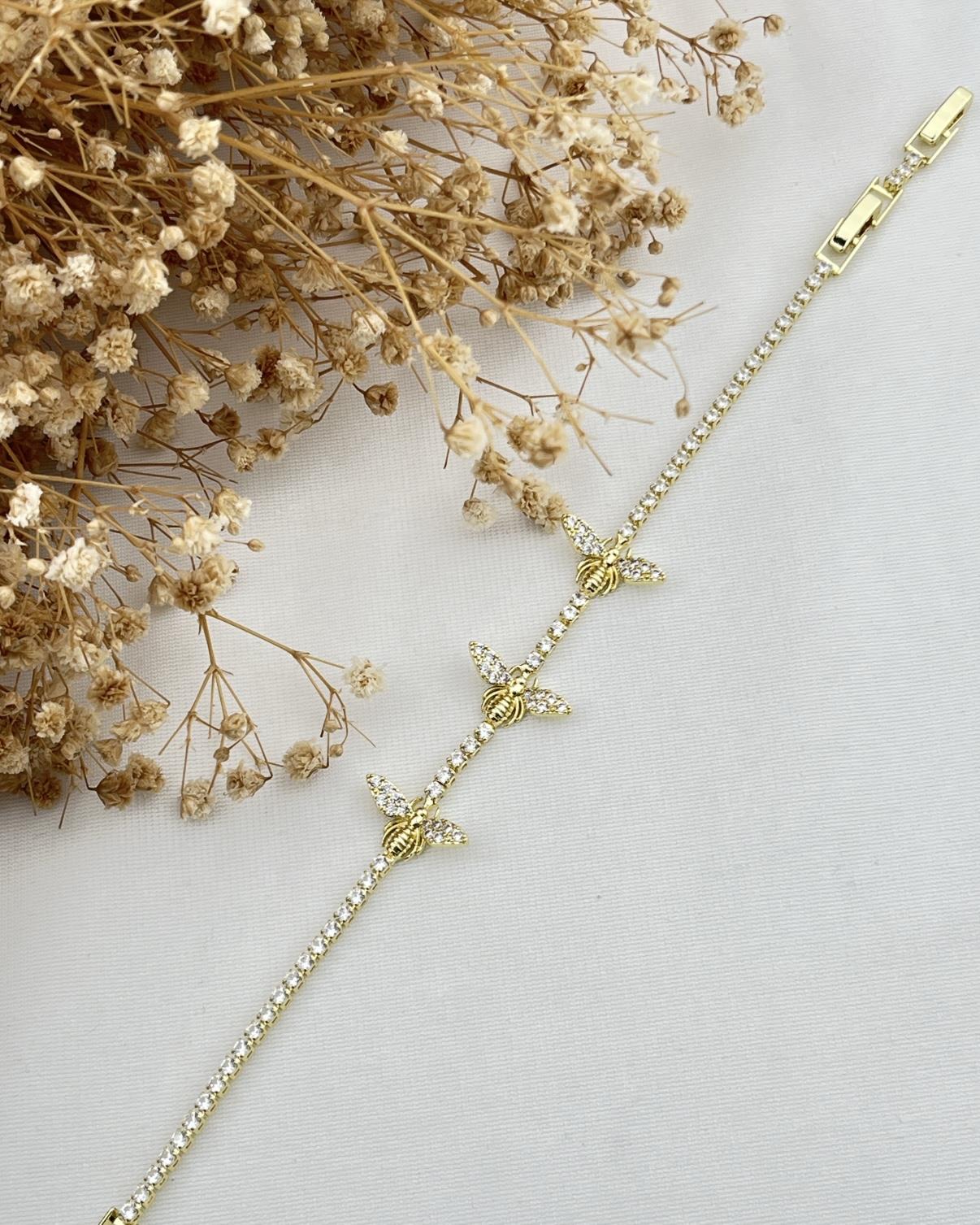 MİNİMAL VİP PIRLANTA GÖRÜNÜMLÜ BİLEKLİK