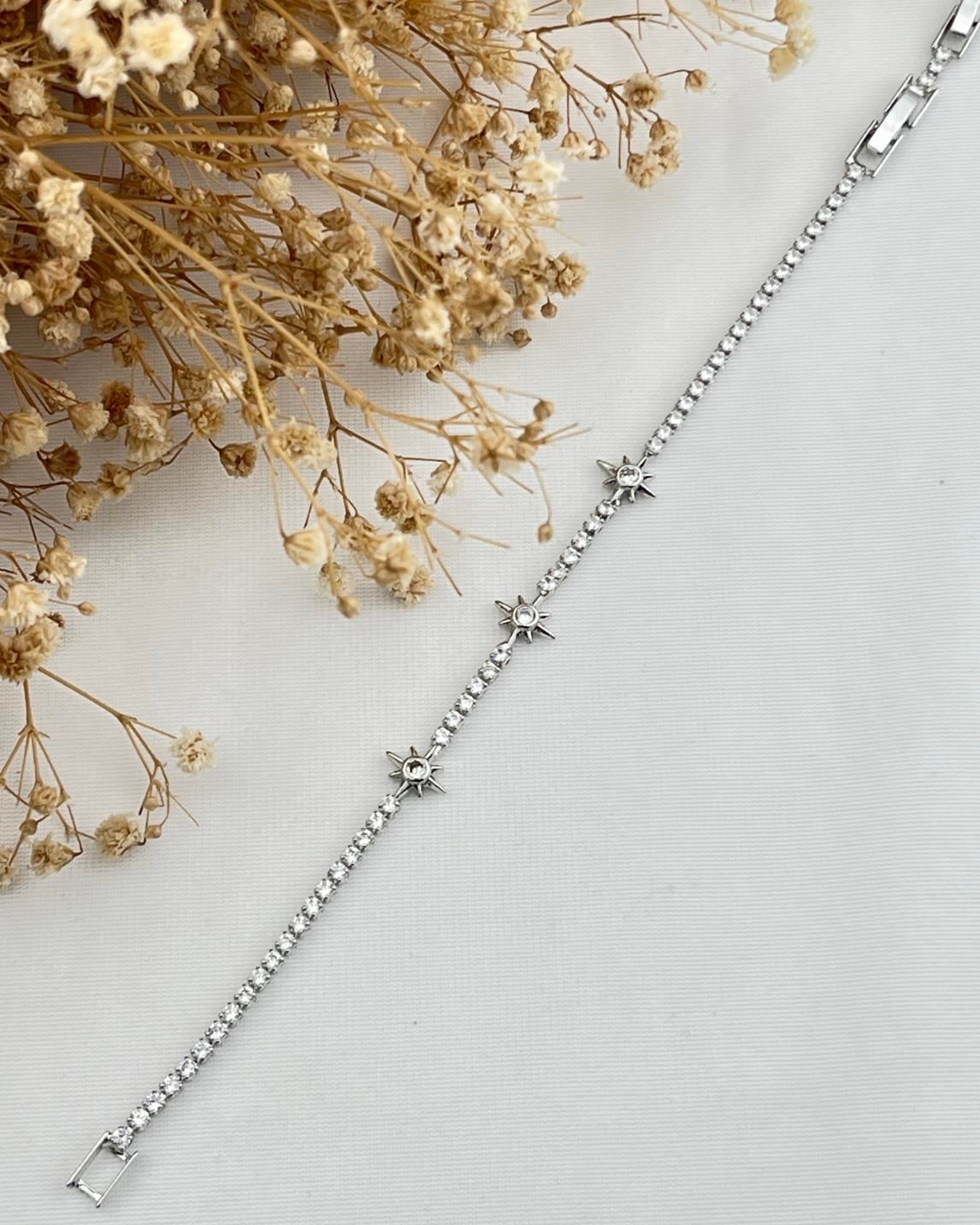 MİNİMAL VİP PIRLANTA GÖRÜNÜMLÜ BİLEKLİK