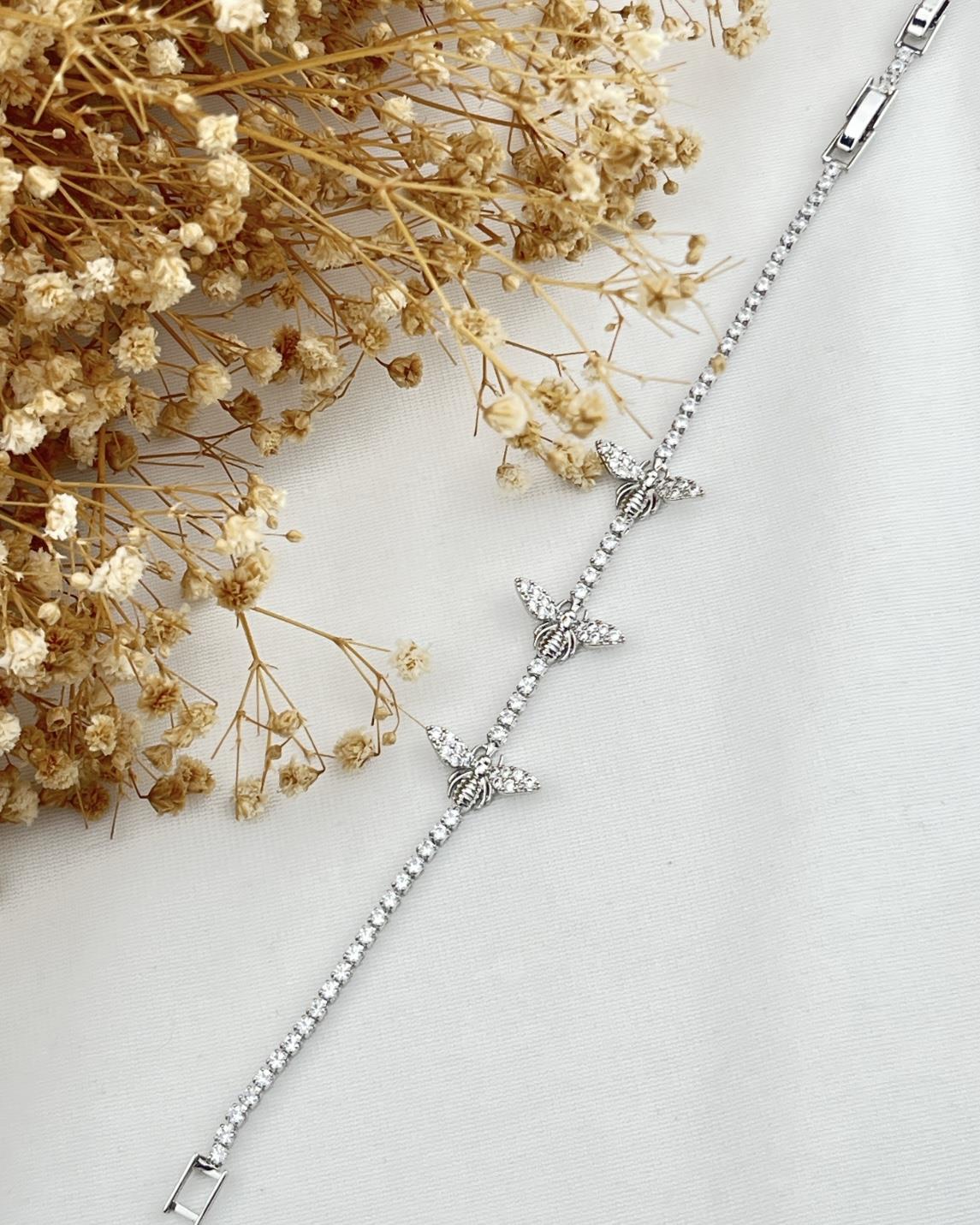 MİNİMAL VİP PIRLANTA GÖRÜNÜMLÜ BİLEKLİK