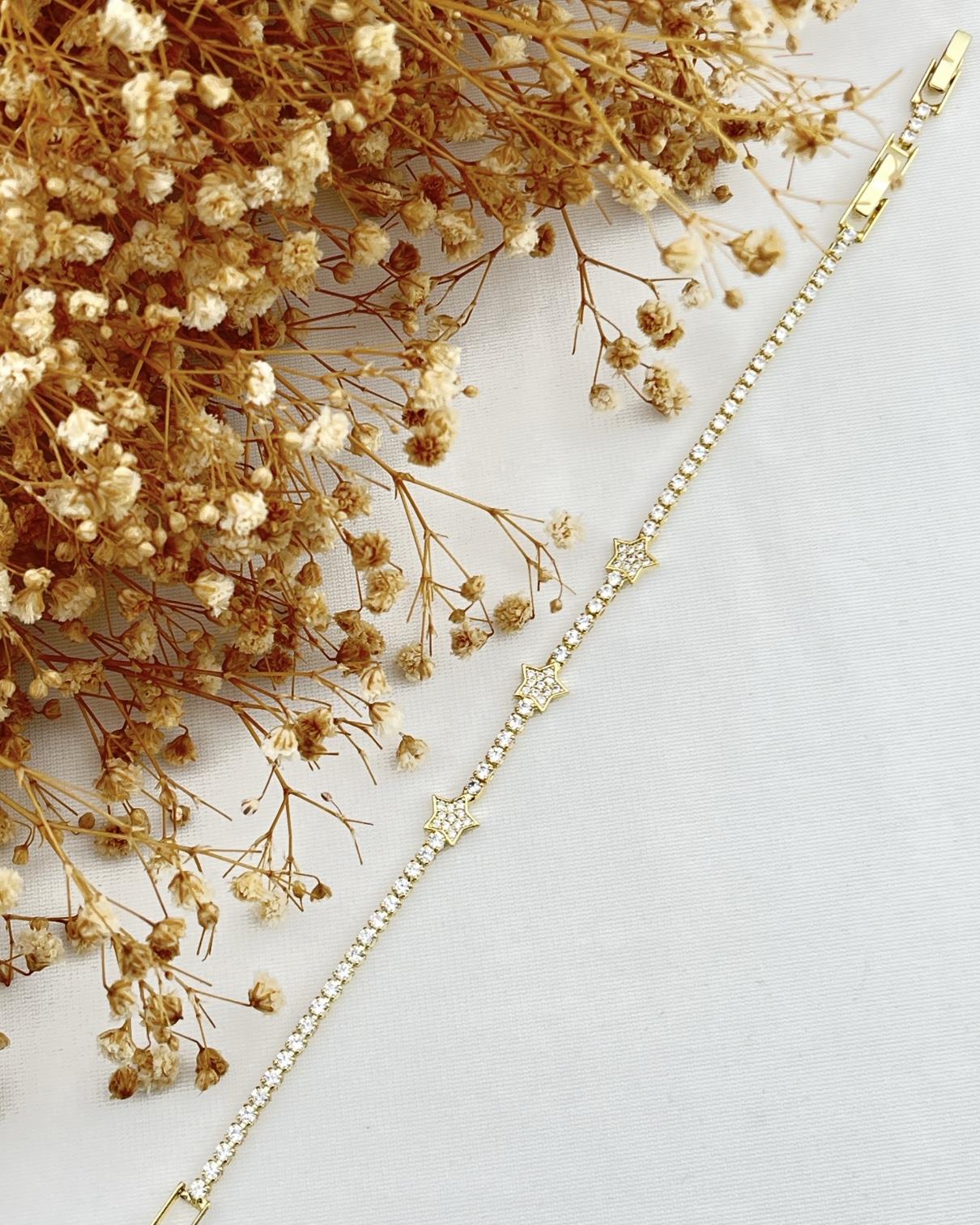 MİNİMAL VİP PIRLANTA GÖRÜNÜMLÜ BİLEKLİK