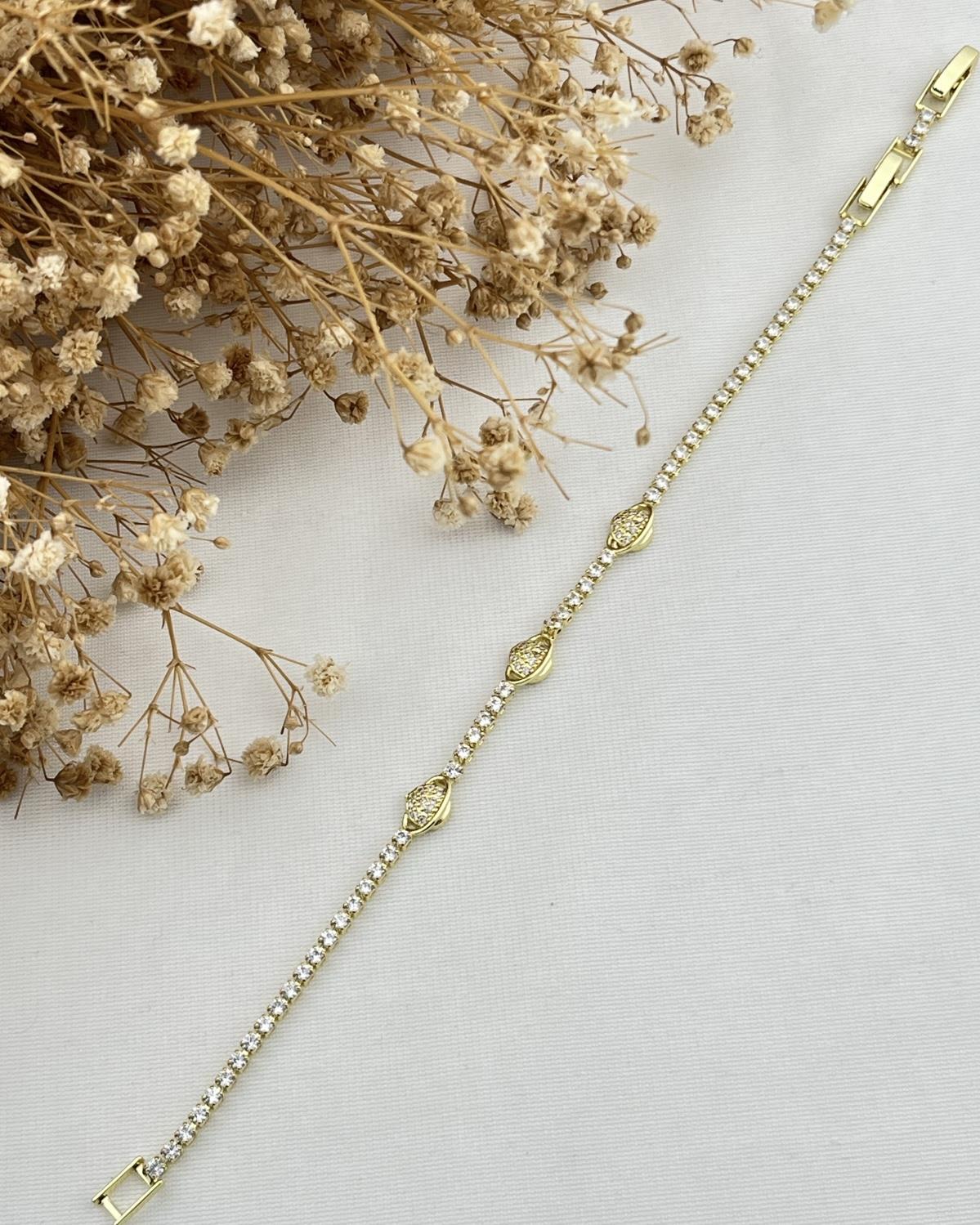 MİNİMAL VİP PIRLANTA GÖRÜNÜMLÜ BİLEKLİK