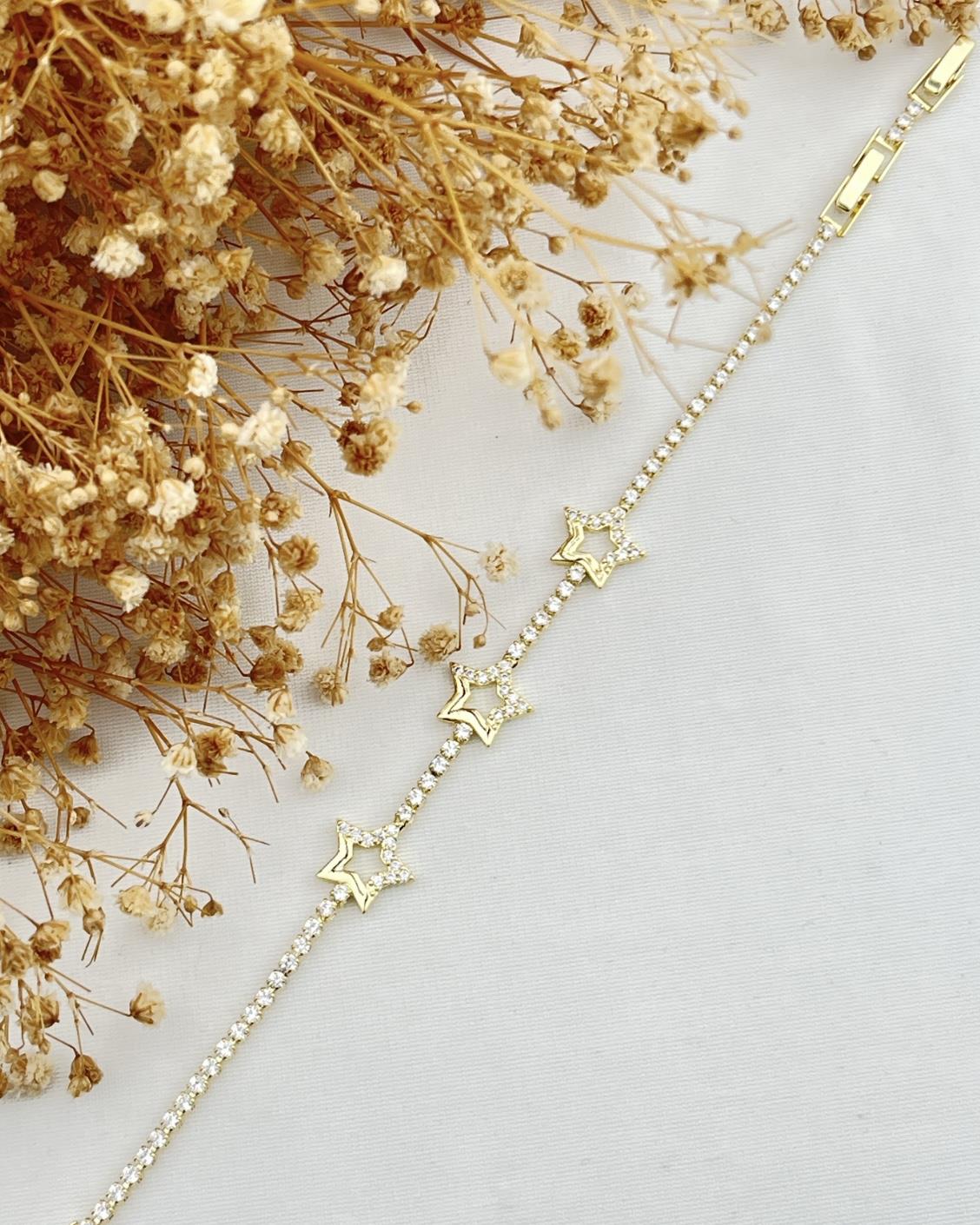 MİNİMAL VİP PIRLANTA GÖRÜNÜMLÜ BİLEKLİK