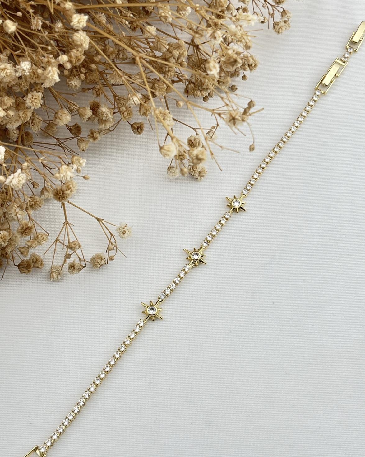 MİNİMAL VİP PIRLANTA GÖRÜNÜMLÜ BİLEKLİK