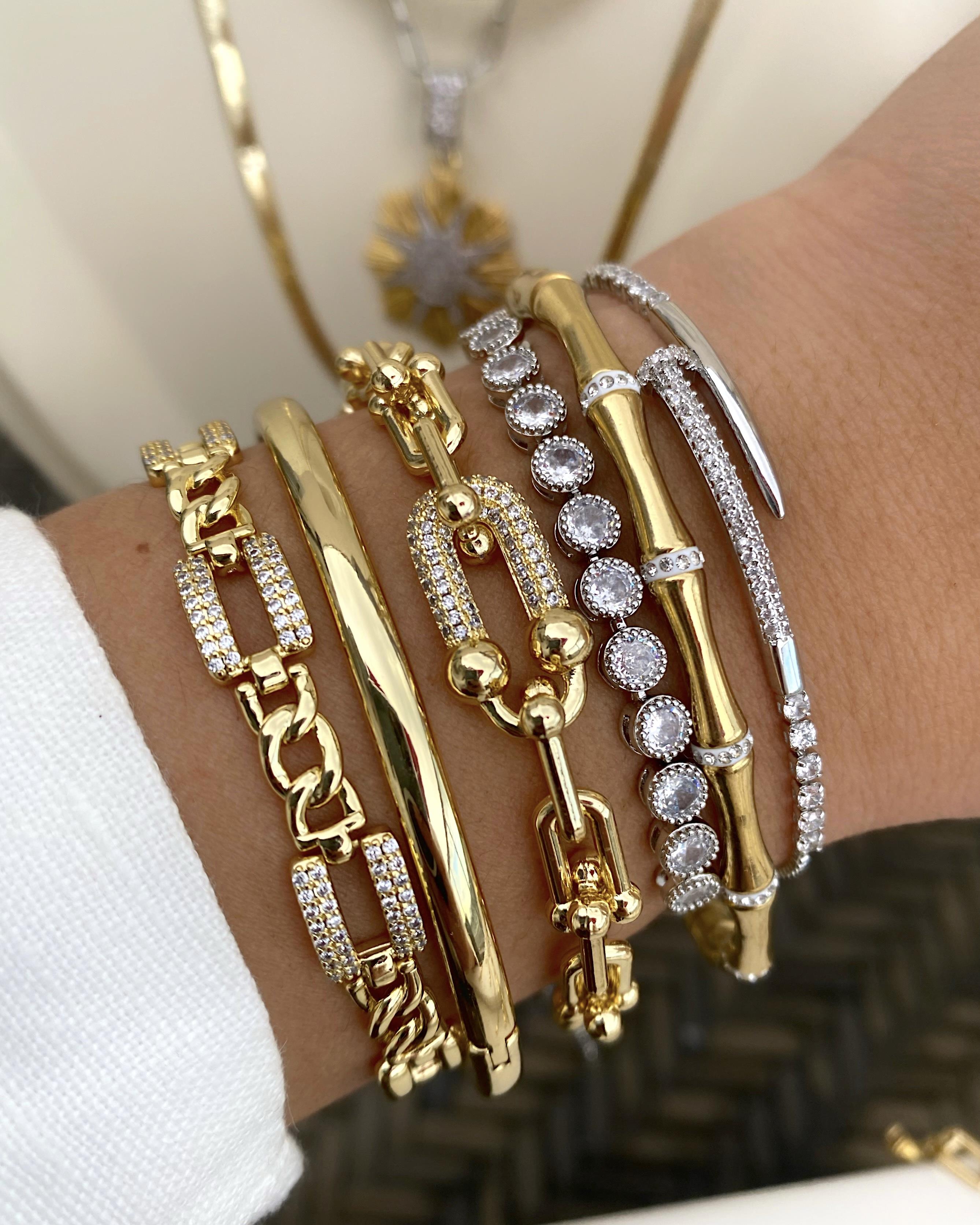 MRK MODEL ÇİVİ SU YOLU ASANSÖRLÜ BİLEKLİK GÜMÜŞ