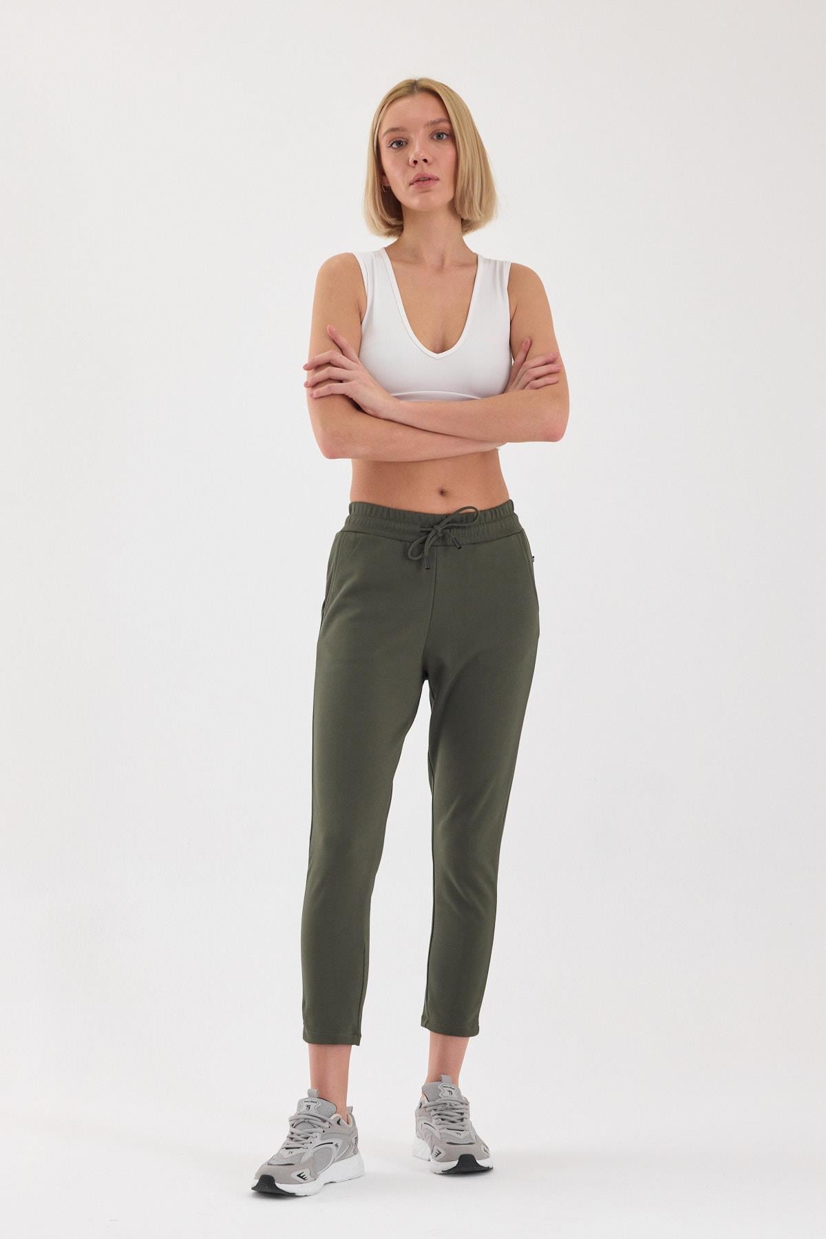 FİHA/4043-KADIN JOGGER PANTOLON - HAKİ
