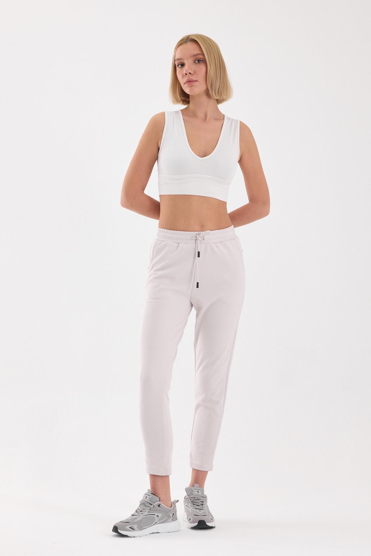FİHA/4043-KADIN JOGGER PANTOLON - TAŞ