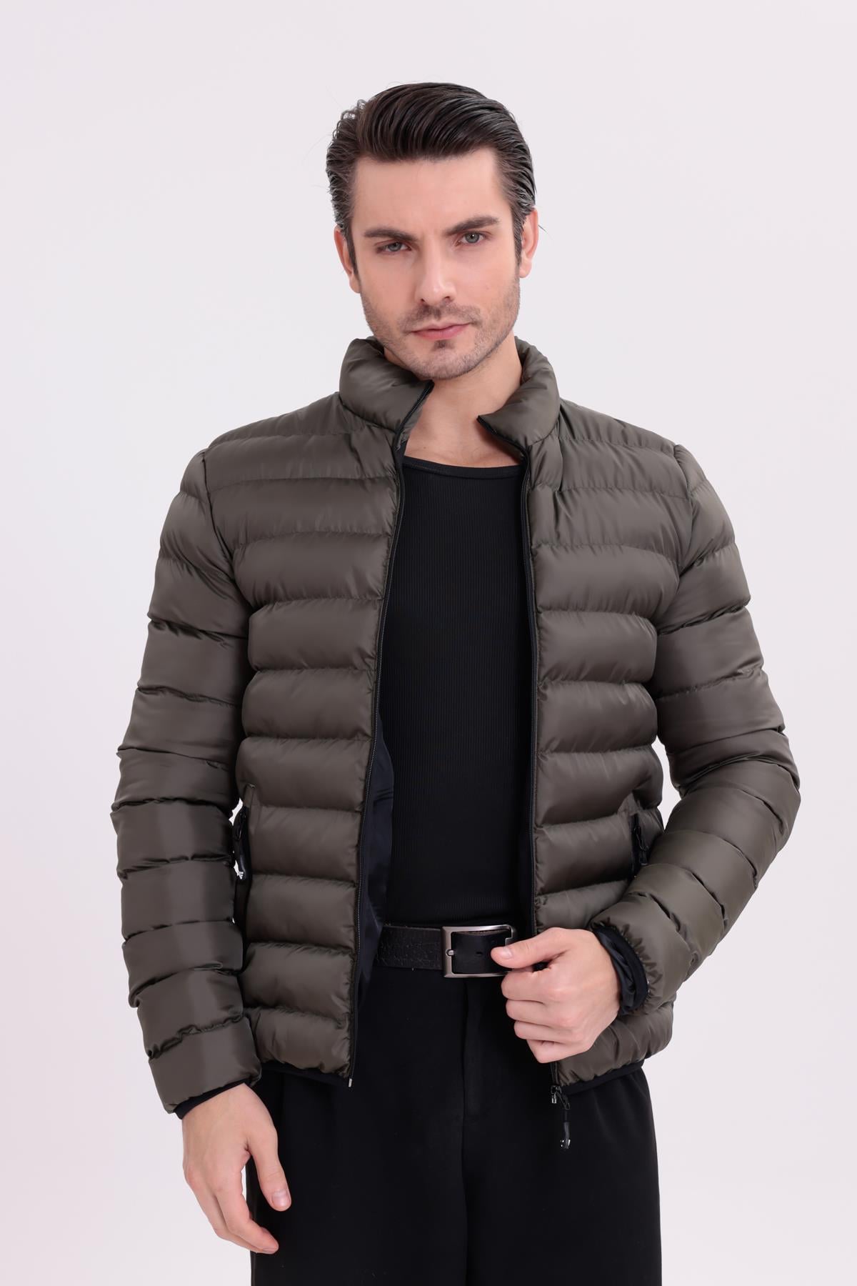 FİHA/9026-ERKEK ŞİŞME MONT - HAKİ