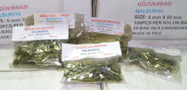 10 cm Sarı Beton Çivisi