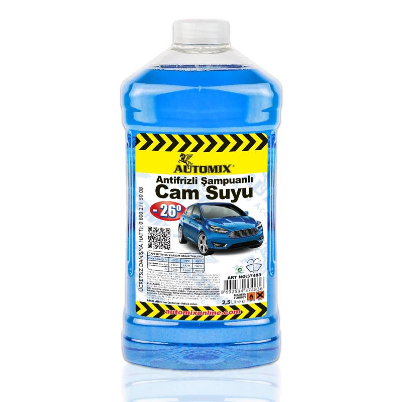 Automix Antifrizli Şampuanli 2,5 Lt - 26° Cam Suyu