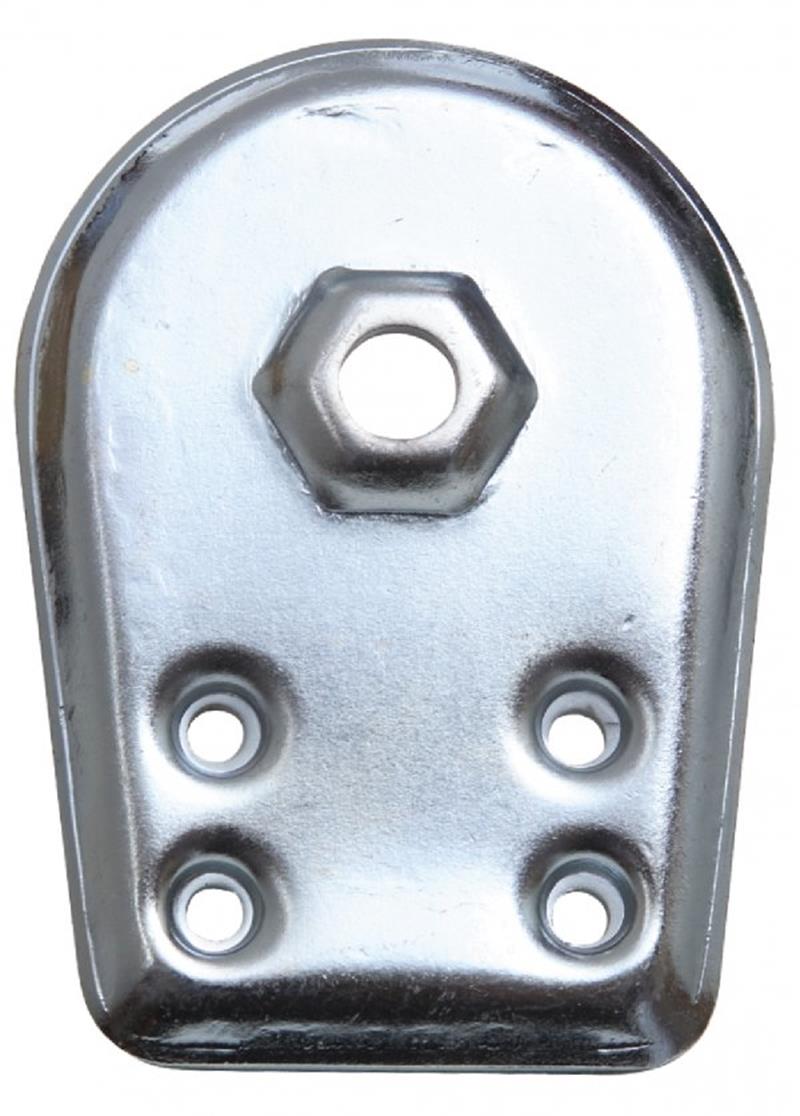Ayak 32 mm Nal Tipi Ahşap Bağlantı 20 Cm Krom