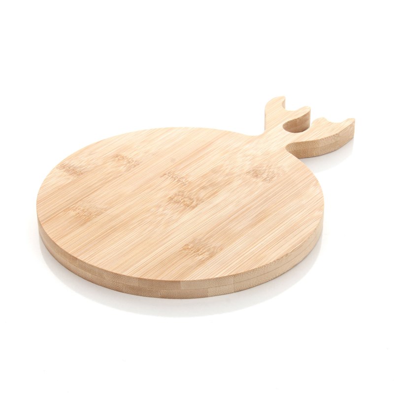 DiğerBambu Yuvarlak Geyik Sunumluk 27 cm