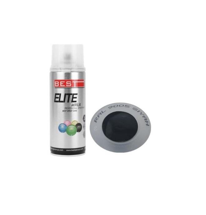 BEST BOYABest Elite Sprey Boya Akrilik Parlak Siyah Ral9005