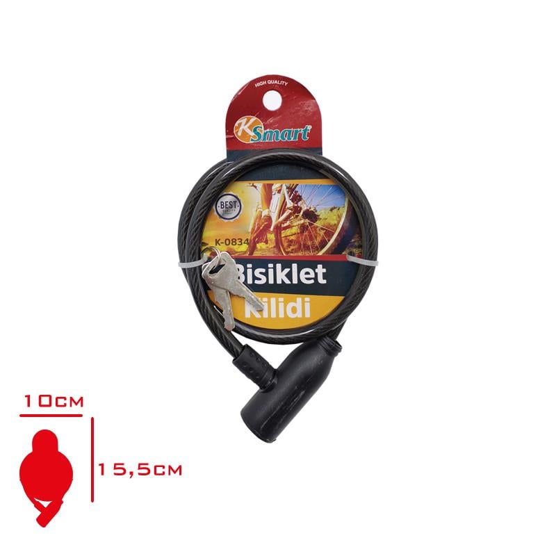 DiğerBisiklet Kilidi İnce Anahtarlı K-0834