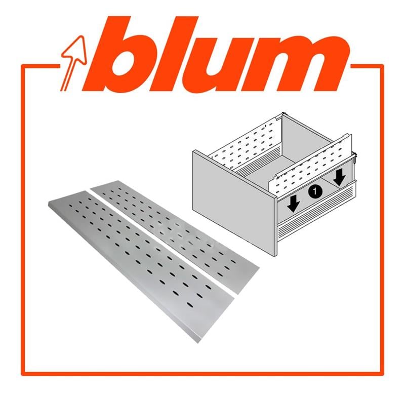 Blum Çift Yanlı BOXSİDE, İnox, 55 cm