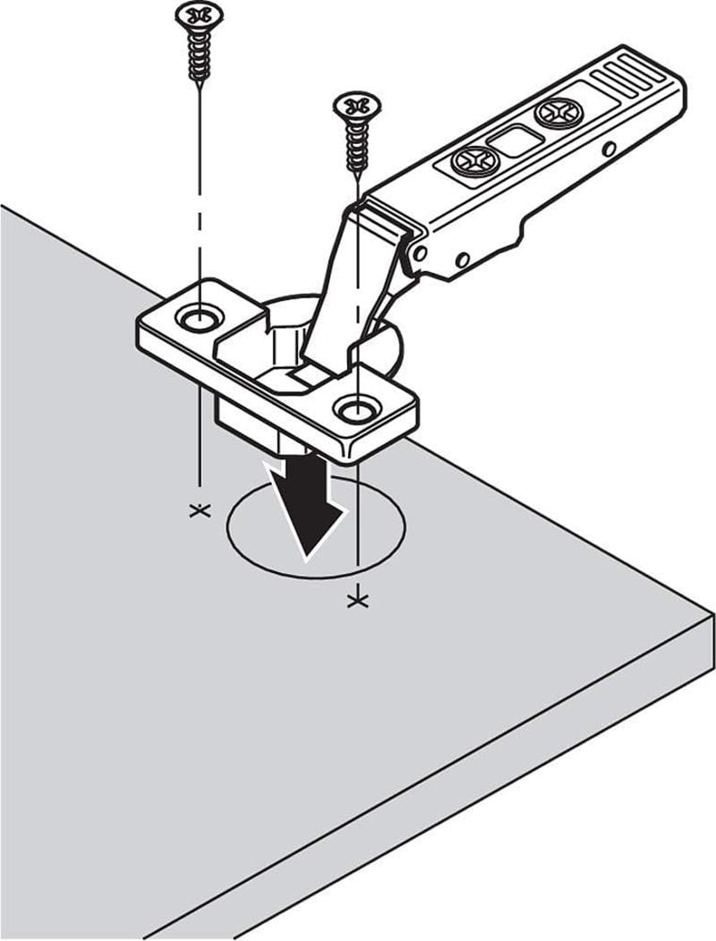 Blum Clip Top -Düz-  Menteşe