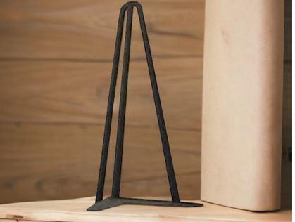 Borulu 40 cm Kafes Ayak 10*1,2mm Siyah