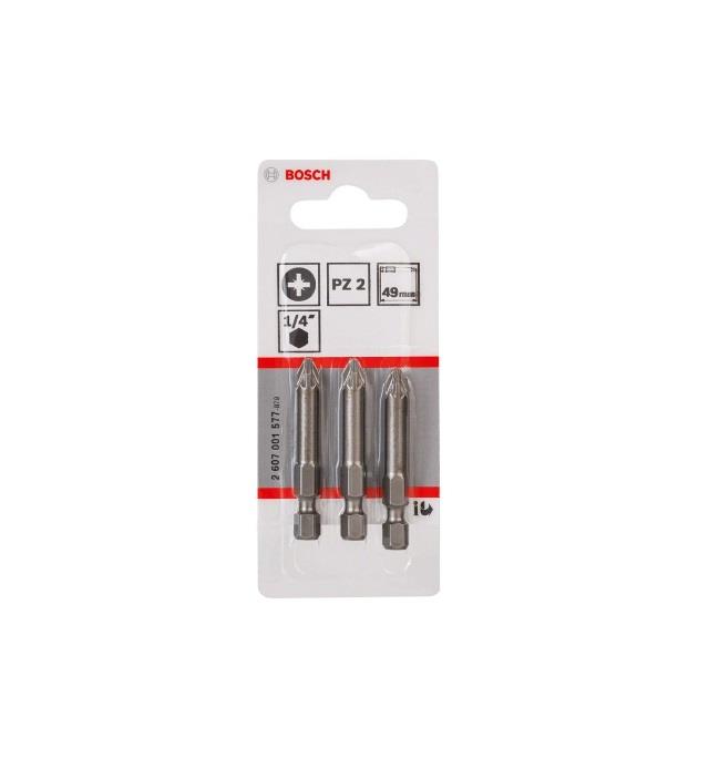 BOSCHBosch Bits Uç Extra Sert Pz2*49mm 3 lü