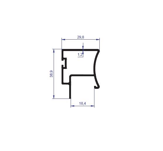 ErsaşBoy Kulp Parlak 2500mm