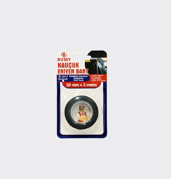 DiğerBumy Kaçuk Eriyen Bant 20mm*3mt Siyah