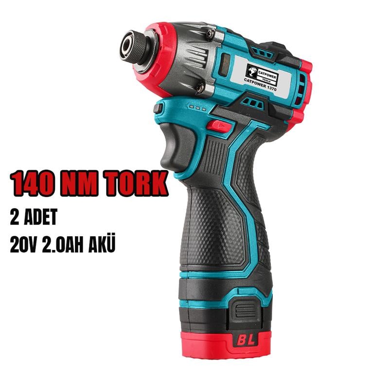 CATPOWERCatpower Akülü Torklu Vidalama 16V Lion 2.0Ah