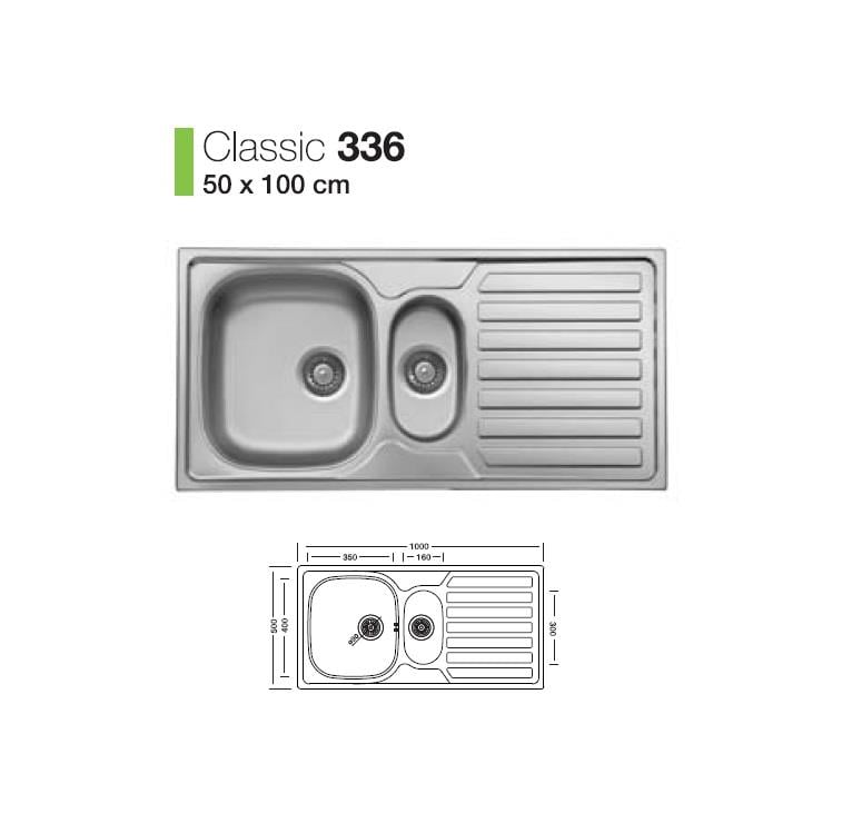 KROM EVYEClassic 1,5 Göz Evye 50*100 cm Keten Sağ