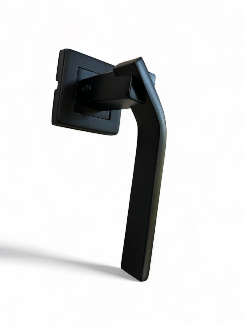 Condi Kapı Kolu Kare Oda Statik Siyah