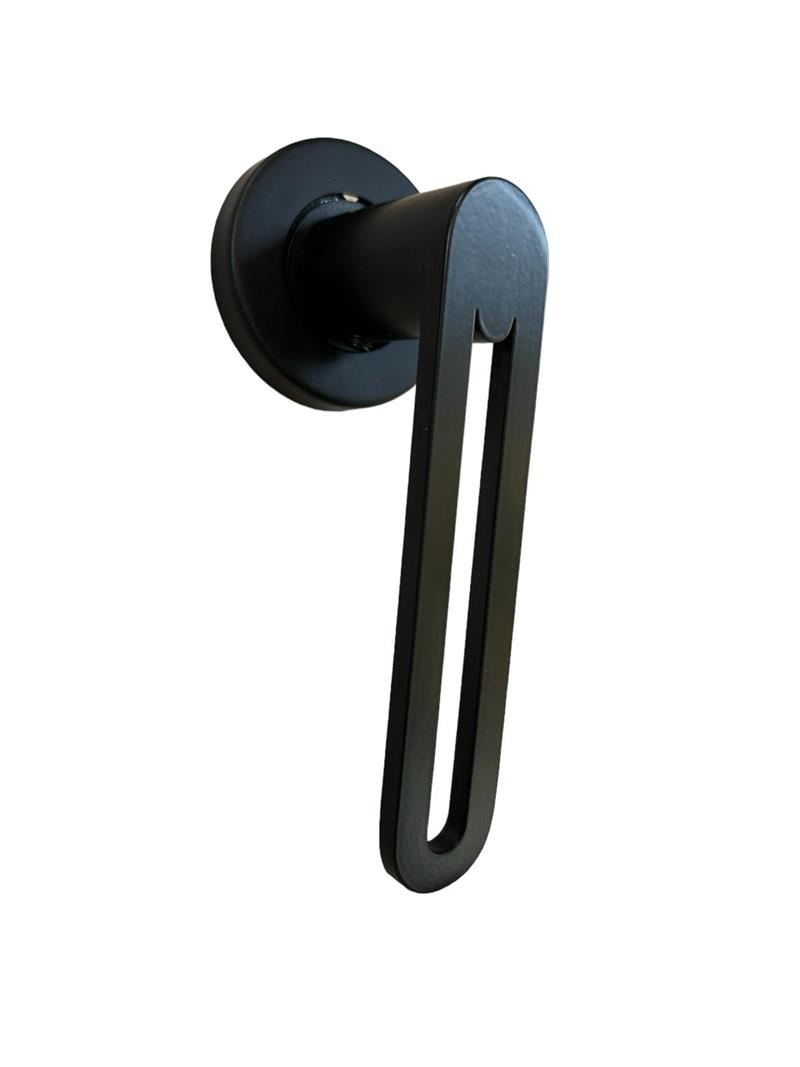 Condi Kapı Kolu Oda Statik Siyah