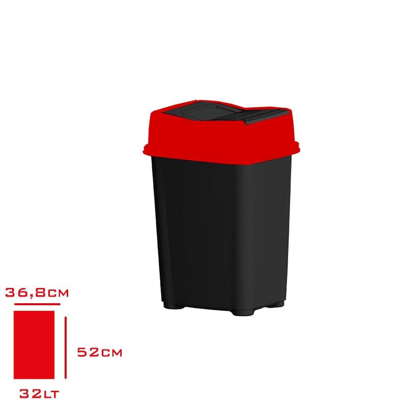 DiğerÇöp Kovası Girdap 4 No 32 Lt MRD-114