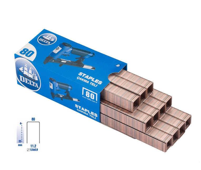 Delta Zımba Teli 80/04 1Paket 5000Adet