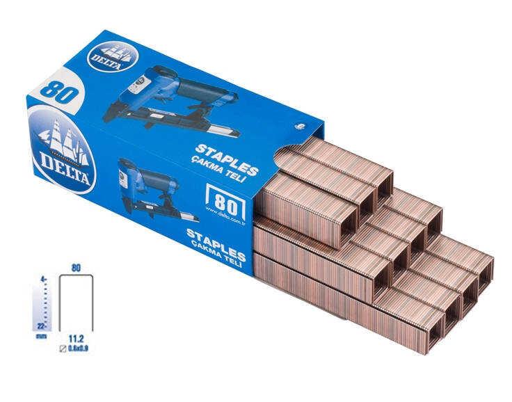 Delta Zımba Teli 80/10 1Paket 4000Adet 