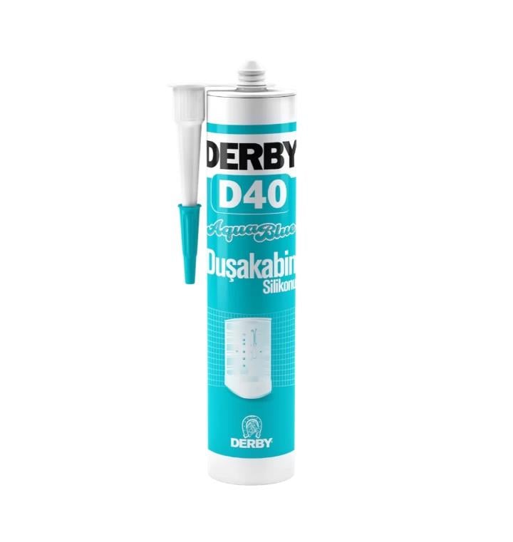 Derby D40 Duşakabin Silikonu Şeffaf 320 gr
