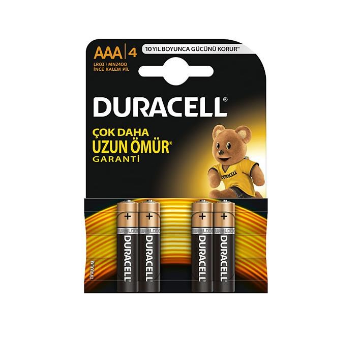 DuracellDuracell İnce Pil 4 lü -Paket-